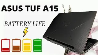 ASUS TUF A15 - BATTERY TEST - 60 VS 144 Hz Comparison