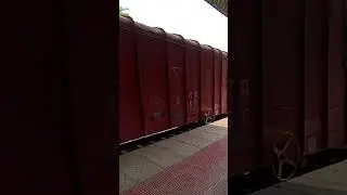 BCNA Goods Train skipping Dakaniya Talav (Kota) at full speed !! | #indianrailways #trending #shorts