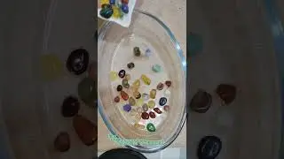 COLORFUL CRYSTAL AGATE STONE #ASMR#SHORTS VIDEO