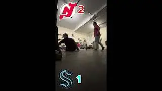 Knee Hockey League Debut Game: New Jersey Devils vs Seattle Kraken #sports #nhl #hockey