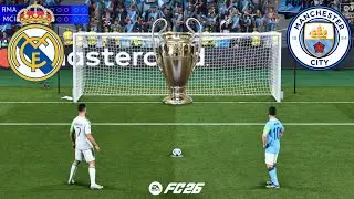 REAL MADRID VS MANCHESTER CITY | UCL FINAL | RONALDO VS MESSI | FC 26 PENALTY SHOOTOUT - PS5