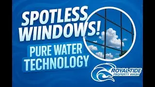 Spotless Windows with Pure Water Technology