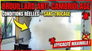 Je teste le brouillard Anti-Cambriolage dans mon salon personnel