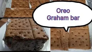 Oreo, батончик Грэхем, рецепт/как приготовить батончик Орео Грэхем#вирусный#вирусноевидео