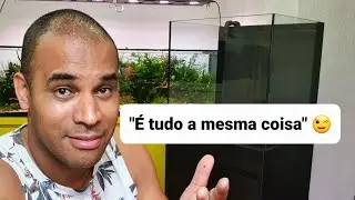 Aquário Marinho Cubo 50cm - Lapidação 45 graus