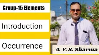 Group-15 Elements //Introduction //Occurrence