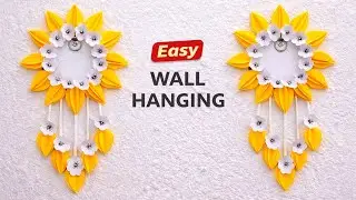 Easy Paper Wall Hanging | Simple Home Decor Craft | DIY Wall Decor #explore #wallhanging #papercraft