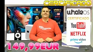 Analizo Mejor Proyector Certificado Google Unicview TP350 con WhaleOS Netflix Disney MAX SkyShowtime