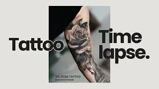 3rl Rose Tattoo on the Inner Bicep | Tattoo Sessions |