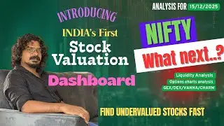India's First Stock Valuation Dashboard | NIFTY Analysis 15 Dec 2025
