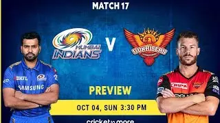 DREAM11 IPL MATCH #17 MIvsSRH|Match swot analysis|Playing11|IPL UAE 2020|#match17#MIvsSRH#IPLUAE