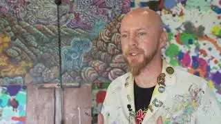 Painting and process with Brian Zickafoose at Hudson Valley InterArts
