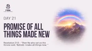The Promise Of All Things Made New I Apostle Daniel Adams I Sunday Service