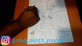 Inking my original character