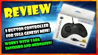 Retro Bit Sega Saturn USB Controller Review | Works with the Sega Genesis Mini!