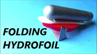 WORLD PATENT NOVELTY Boat torpedo launcher DRONE over foldable box wing hydrofoil