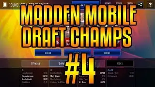TAKING THE HIGHEST OVERALL!-DRAFT CHAMPIONS IN MADDEN MOBILE 18 #4!