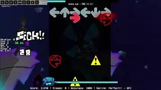 [FNF] Space Eye God Mode Full Combo (6k Song) - BlueRay31pack v3