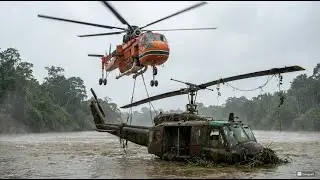 Abandoned in a Jungle River for Decades The Forgotten Helicopter&rsquo;s Impossible Restoration
