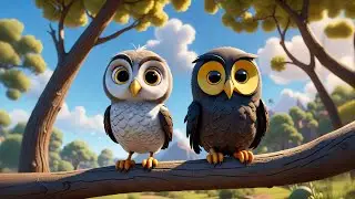 Four Little Owls Learn the Weather | Weather Song for Kids | Nursery Rhymes and Educational Videos