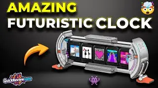 Ultimate Futuristic Cyberpunk Clock Review &ndash; Amazing Gaming Desk Gadget for Next-Gen Setups!