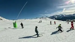 Alpe D'Huez Chez Roger, A Green to help you cut your teeth with skiing to the village 