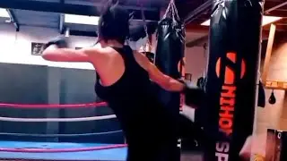Bag training (Dutch kickboxing)