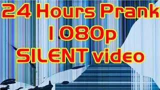 24 Hour Prank Cracked Screen Background Video 1080p SILENT video #redigitt