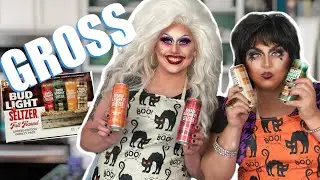 Drag Queens try the NEW Fall Flannel Bud Light Seltzers (with Chasity Vain)