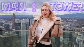 Amazing View from Main Tower Frankfurt | Rooftop Vlog