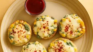 Try this 15-minute Creamy Spinach Corn Toast #ytshorts #food #shorts @Zaika-e-Nada 