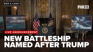 Navy announces plans to build 'Trump Class' battleships as part of 'Golden Fleet'