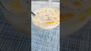🥭Dad brought mango cases, while mom made this: my childhood summer in a glass, so nostalgic.
