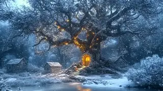 Secret Houses in the Frozen Woods – Ancient Celtic Medieval Winter Music for Calm & Restful Sleep