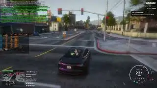 GTA 5 Majestik RP тест оптимизации RTX 4070 Ti + Ryzen 7 7800x3d