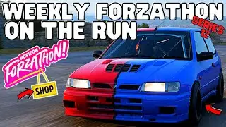 FH5-How to complete Weekly forzathon challenges ON THE RUN-#Forzathon shop and ALL SPRING rewards