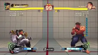 Happy Medicine (M.Bison/Dictator) vs. XSK Samurai (Ryu) SSF4:AE 2012 XBL Match