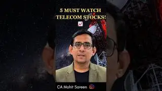 Why Telecom Stocks Are Skyrocketing: 5 Must-Watch Stocks! 📈 💹💰 #trending #india #thrilling #viral