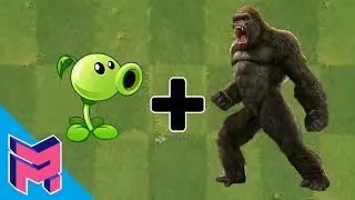 King Kong + Peashooter - Plants vs Zombies Animation