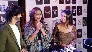 Sana Makbul Chetna Pandey Rohan Mahera For An Song Launch In Mumbai Today