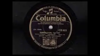 Consolation - Savoy Hotel Orpheans - 1932