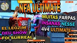LOS GRANDES VS BASTARDO NFA ULTIMATE | SHOW DE EL LEOZIN MVP DO DIA COM 41 ABATES | LOS INVICTA