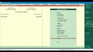 Invoice Print Control