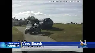 Police Chase Runs Through Vero Beach Golf Course