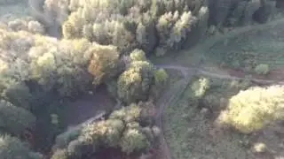 Flyover of Kinnitty Castle, Offaly, Ireland.