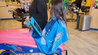 GETTING MY FIRST HAIR CUT at KID SNIPS