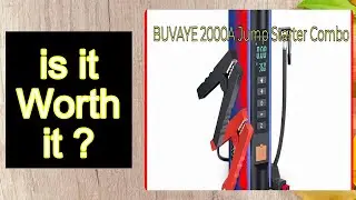 BUVAYE 2000A Jump Starter Combo Features - Important Information
