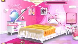 Super Barbie Groom The Room   Cleaning Games For Girls