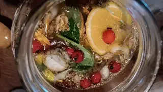 Oksymel.Naturalny eliksir zdrowia🌶️🫚🧅🧄🔥🌿