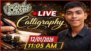 Writing Your Name LIVE | Comment Your Name Below ✍️ #LiveCalligraphy #NameWriting #SignatureWriting